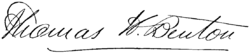 Thomas Hart Bentons signatur
