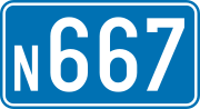 Miniatuur voor N667 (België)