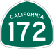 State Route 172 marker