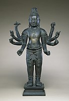 Eight-armed Avalokiteśvara, ca. 12th-13th century (Bàyon). The Walters Art Museum.
