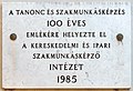 100 éves a tanoncképzés Móricz Zsigmond utca 8.