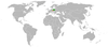 Location map for the Czech Republic and Poland.