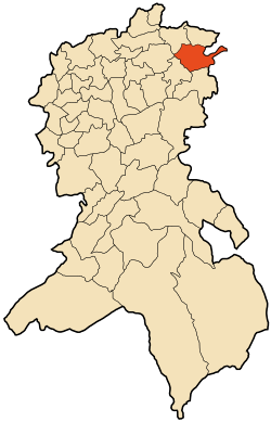 Localização da cidade dentro da província de Sidi Bel Abbès