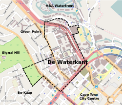 Street map of De Waterkant