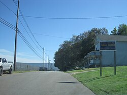 Entering Pringle along Courtright Street