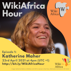 WikiAfrica Hour’s inaugural episode.