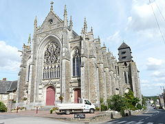 Façade ouest de l'église