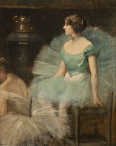 Deux danseuses, huile sur toile, collection privée