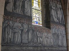Détail de la fresque (1) du chœur