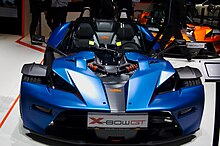 Geneva MotorShow 2013 - KTM X-bow GT blue front.jpg