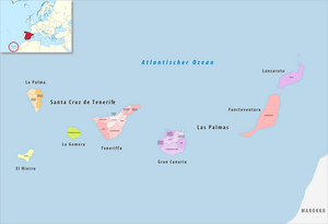 Gerichtsbezirke in der autonomen Gemeinschaft Kanarische Inseln