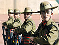 Soldiers of the Assam Regiment wearing the Angola winter shirt.