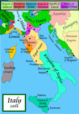 ■ Republiek Siena in 1494