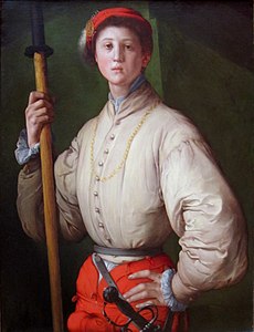 Hellebard-soldat. (1530-åra)