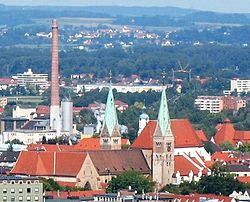 Das Domviertel vom Hotelturm aus gesehen