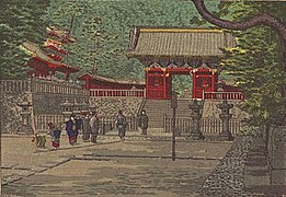 Vor dem Nikkō Tōshō-gū