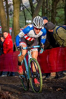 Katherine Compton beim Cyclocross Namur 2015