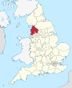 Lancashire - Localizzazione