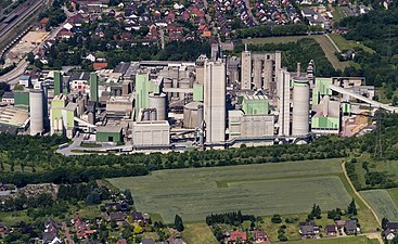 Dyckerhoff-cementfabriek in Lengerich