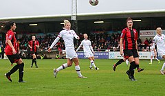 Bright (centre) during a match against Lewes FC during the 2019-20 FA Women's League Cup, November 2019 Lewes FC Women 1 Chelsea Women 2 Conti Cup 02 11 2019-153 (49006350957).jpg