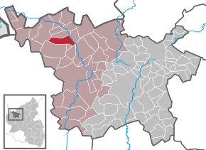 Poziția Lissendorf pe harta districtului Vulkaneifel