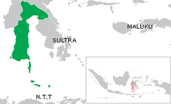 Peta lokasi Sulawesi Selatan