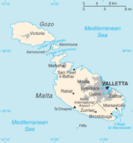 Malta - Mappa