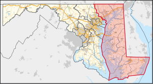 Maryland's 1st congressional district (since 2023).svg