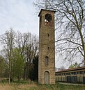 Turm, Mauer, Substruktion und Gehölze des Ökonomiegehöftes Bornim