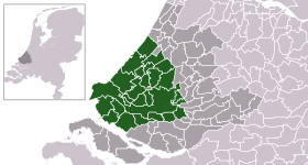 Localisation de Région métropolitaine de Rotterdam-La Haye