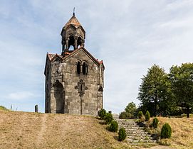 The belltower at Haghpat Monastery