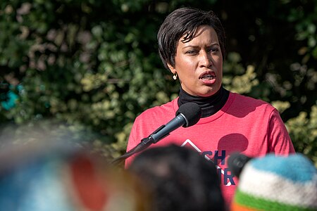 Muriel Bowser at Rally for DC Lives before March For Our Lives, Washington DC