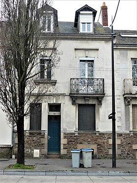 Façade du 55 boulevard Robert-Schuman à Nantes (mars 2017).Lieu des crimes dans l'affaire Dupont de Ligonnès.