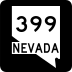 State Route 399 marker