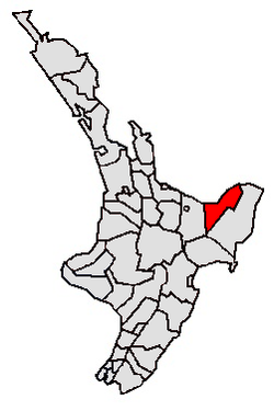 Location of Opotiki