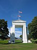 United States side of the Peace Arch monument....