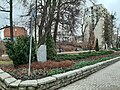 Three Crosses Square in Olsztyn, place of burial of French and Russian soldiers who died in 1807[7]