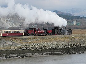 Twee garrats van de Welsh Highland Railway