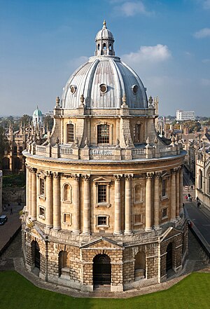 The Radcliffe Camera in Oxford, England as vie...