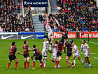 Gasse (Einwurf) beim Rugby Union