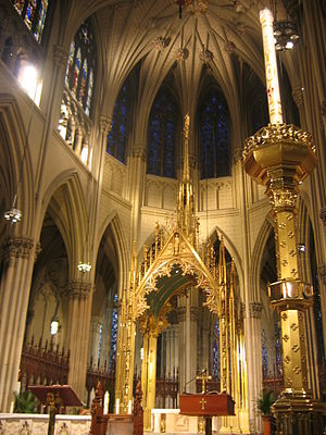 The Sactuary of St. Patrick's Cathedral