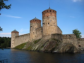 Ostrovný hrad Olavinlinna