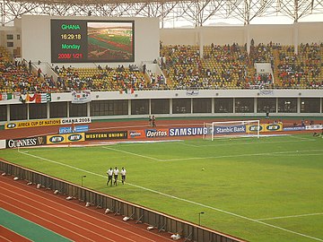 Interior view of Sekondi Stadium taken in 2008