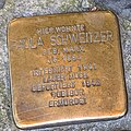 Stolperstein Siegburg Holzgasse 39 Paula Schweitzer