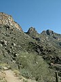 Las Montañas de Santa Catalina en el desierto de Sonora, cerca de Tucsón, Arizona.