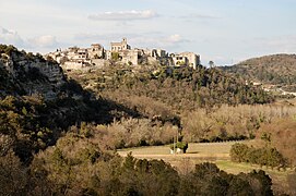 Saint-Thomé depuis la route de Valvignères