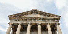 Garni temple in Armenia of the Armenian god Mihr The Temple of Garni 05.png