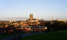 The city of Worcester in the morning sun - geograph.org.uk - 363052.jpg