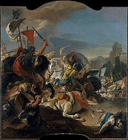 Giovanni Battista Tiepolo, A vercellaei csata, 1725-1729