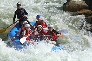 English: Whitewater Rafting at the USNWC